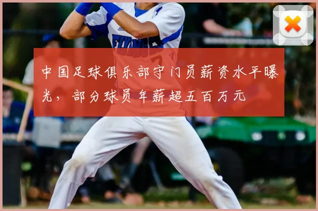 中国足球俱乐部守门员薪资水平曝光,部分球员年薪超五百万元
